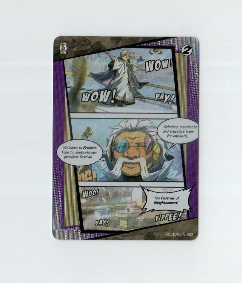 MLBB Mobile Legends X Kayou CCG Collectible Card Game Hands Of Destiny Series 01 MLHD01-N-002 Komik Version (salin)