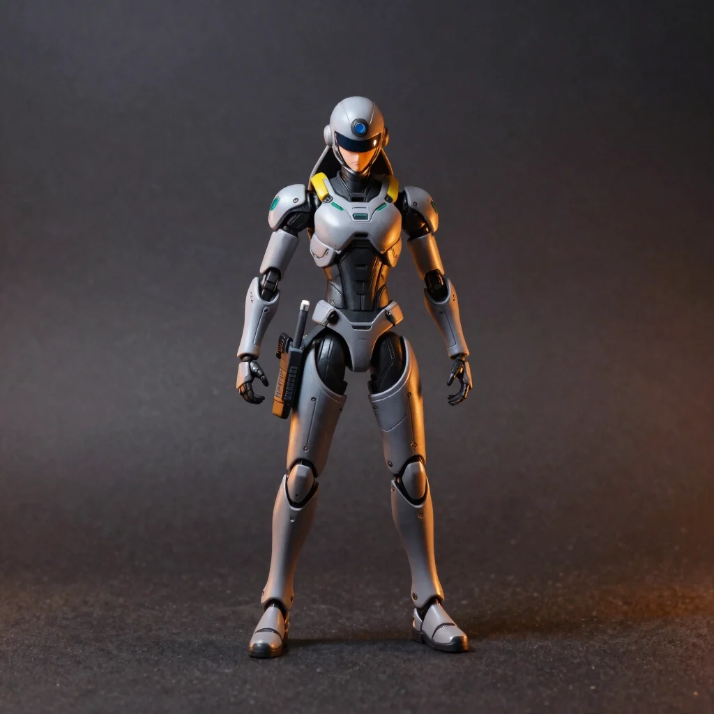 Figur Aksi Cyber Samurai 01